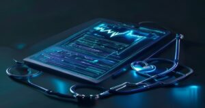 Microsoft Copilot Health digital medical dashboard stethoscope | El Pulso IA