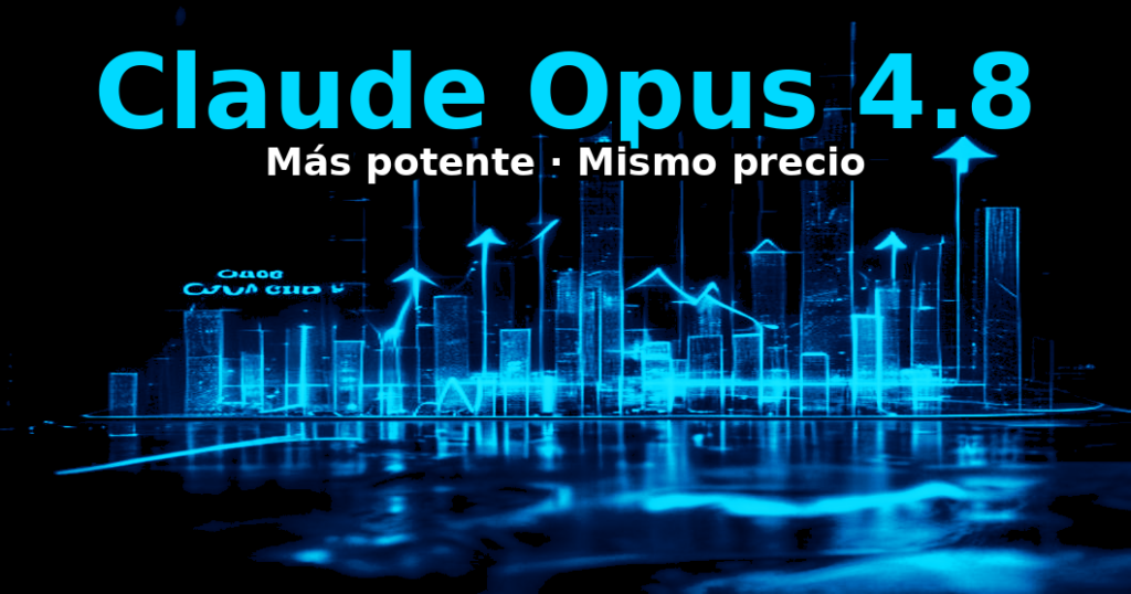 Anthropic lanza Claude Opus 4.8: el mismo precio, el doble de fiabilidad